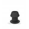 Rude Rider Hollow Anal Plug Large Black (T9225)